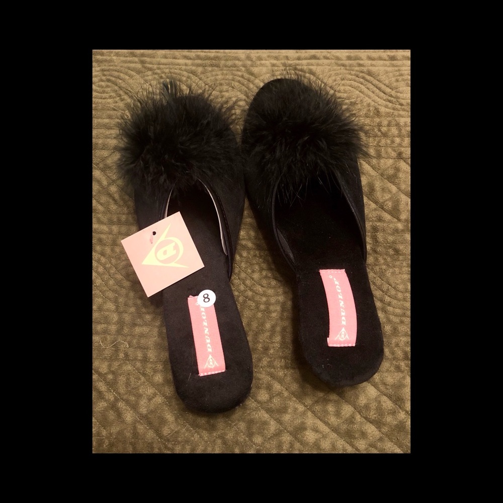 Fuzzy Pom Heels